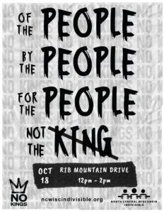 NO KINGS ON OCTOBER 18